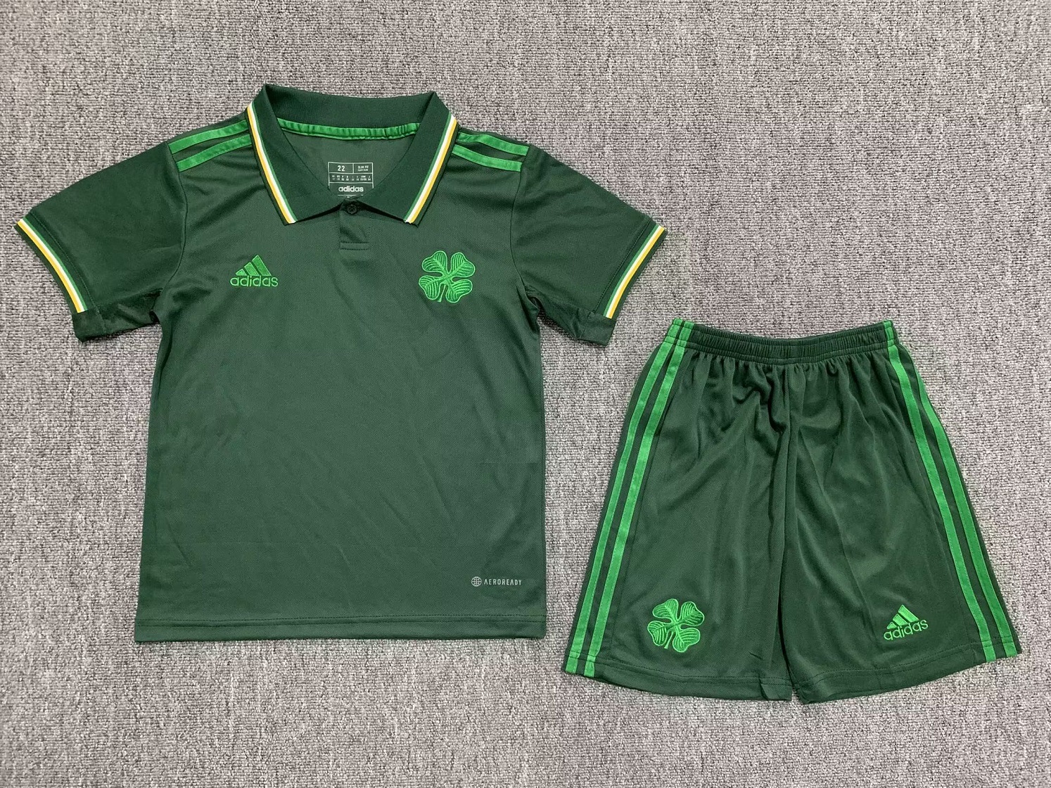 Kids-Celtic 22/23 Fourth Green Soccer Jersey
